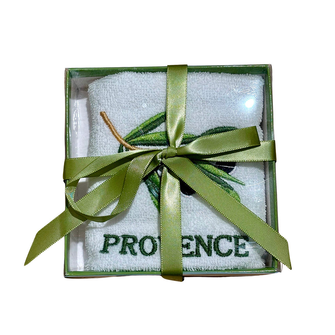 Olive Provence Guest Towel Box
