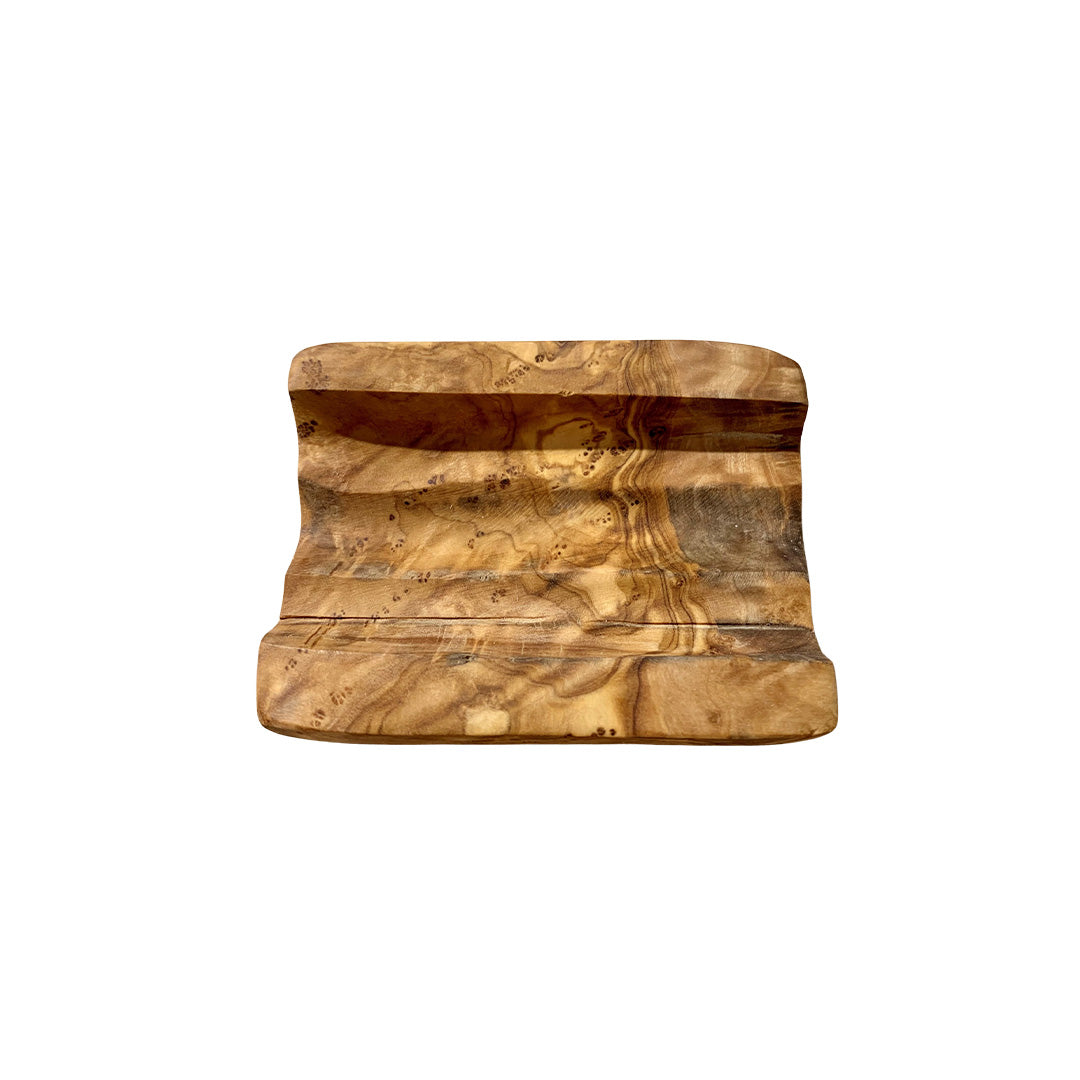 Porte Savon Bois D'olivier Présentoir