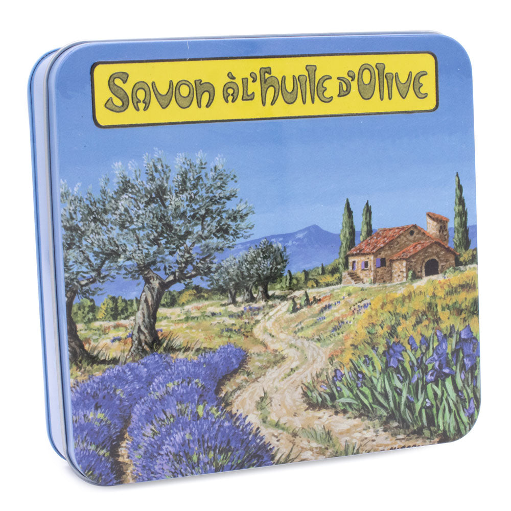 Coffret Savons Parfumés Boite Métal Provence Provence 4*100gr