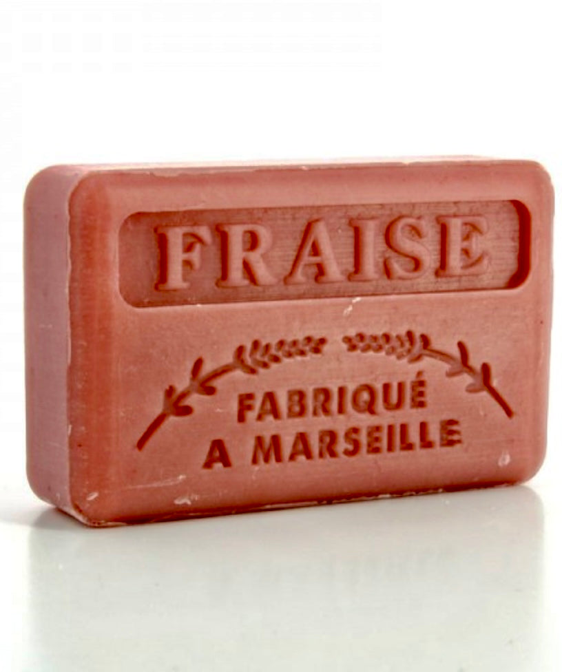 Organic Shea Butter Soap 125gr Strawberry