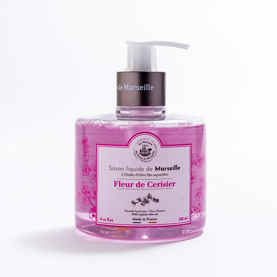 Cherry Blossom Marseille Liquid Soap 330ml