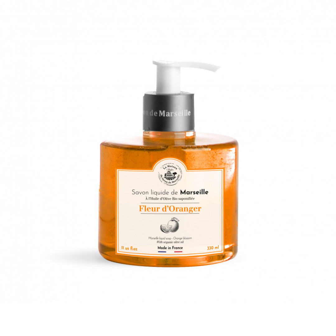 Savon Liquide De Marseille Fleur D'oranger 330ml