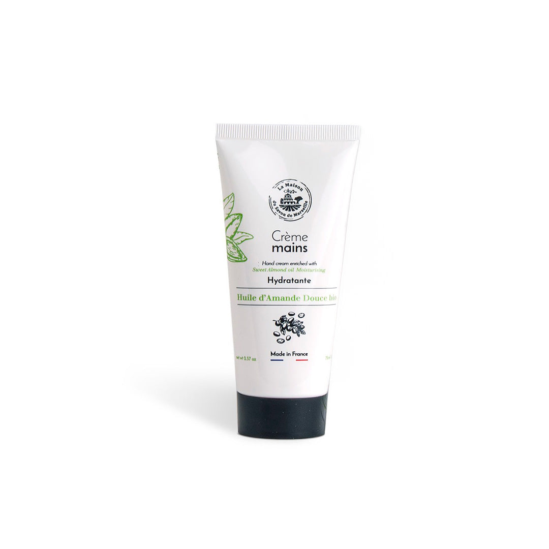 Hand Cream Tube 75ml Organic Sweet Almond