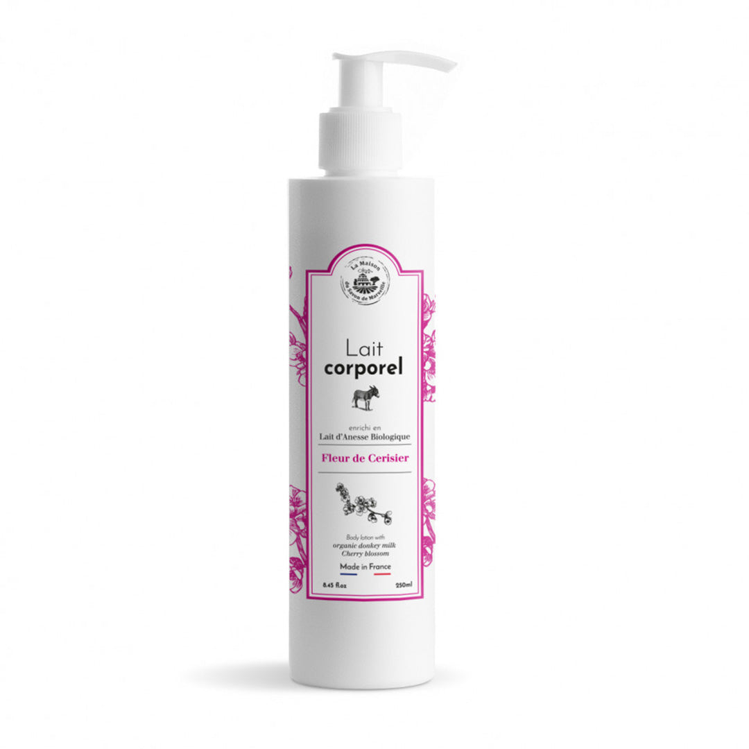 Lait Corporel 250ml Lait D'ânesse Fleur De Cerisier