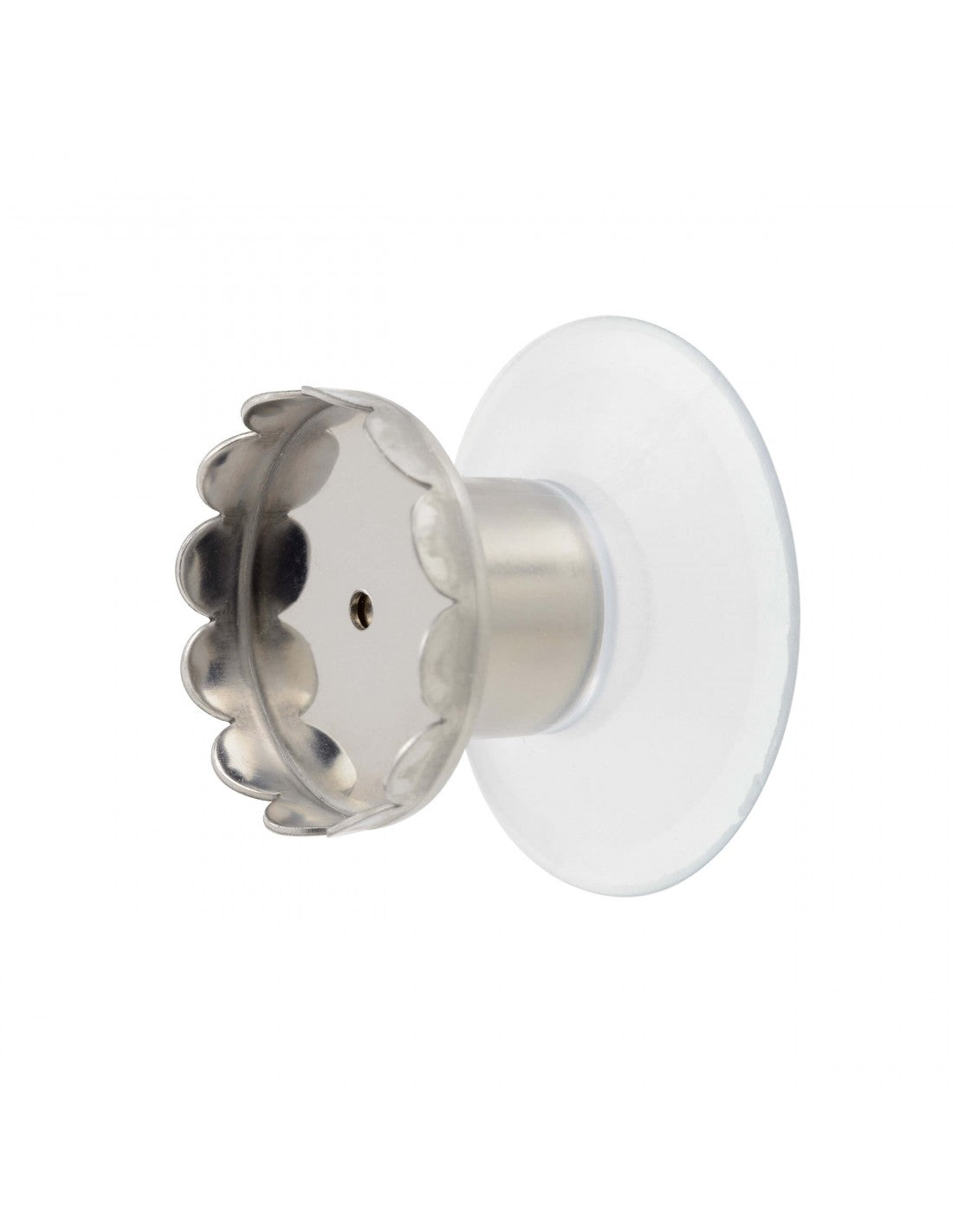 Magnetic suction cup soap dish
