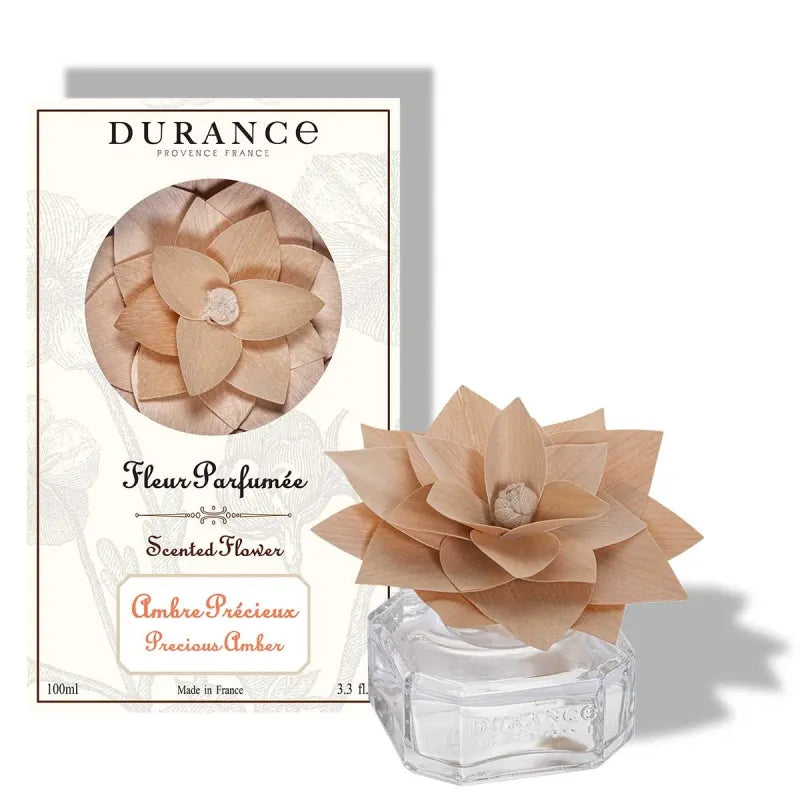 Fleur Parfumée En Bois 100ml Ambre Précieux