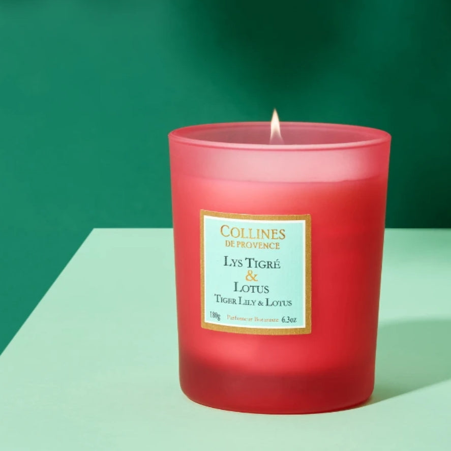 Bougie parfumée 180gr Lys Tigré & Lotus