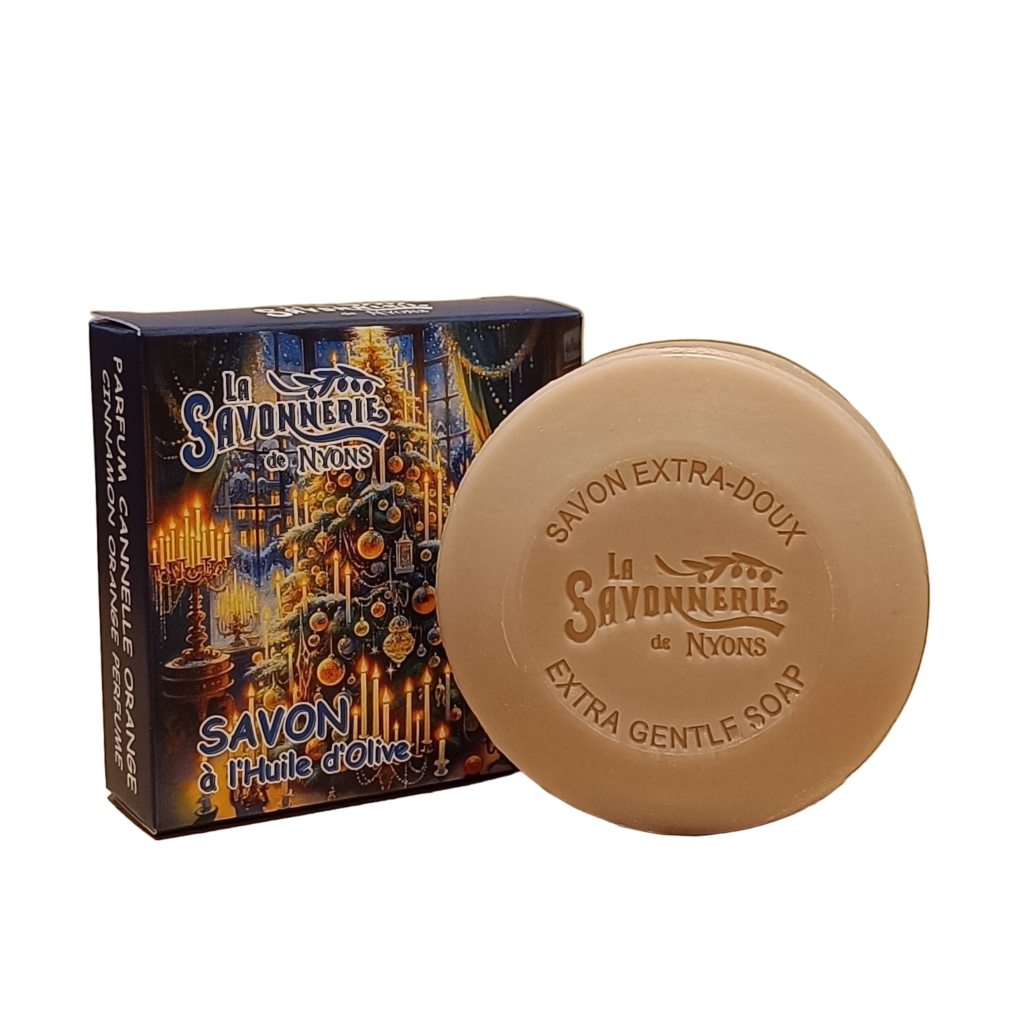 Savon Rond Parfumé Orange - Cannelle Le Sapin 100gr
