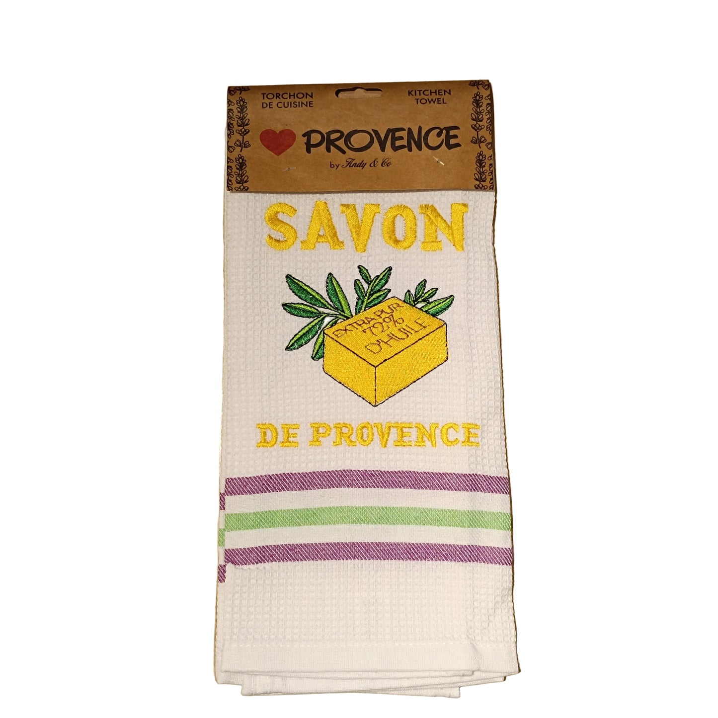 Torchon Brode Savon Provence