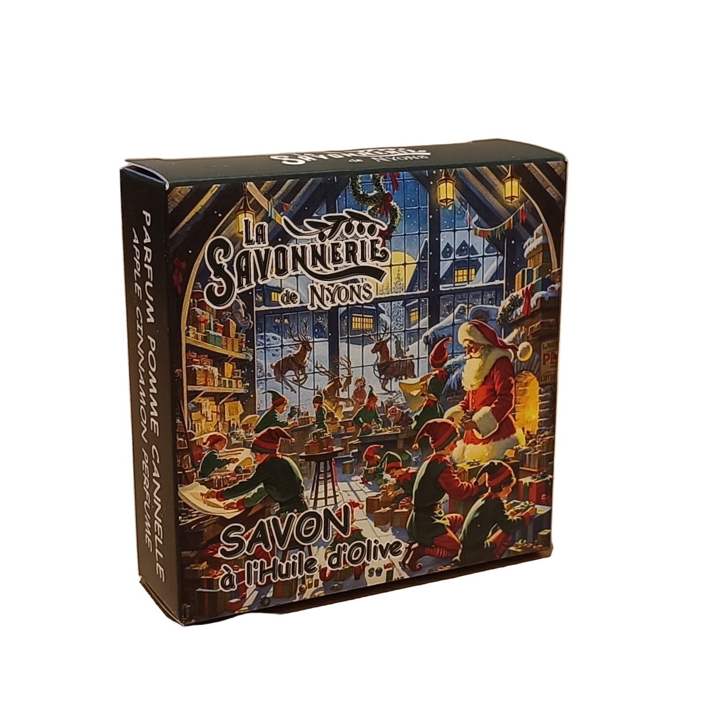 Savon Rond Parfumé Pomme - Cannelle Les Lutins 100gr