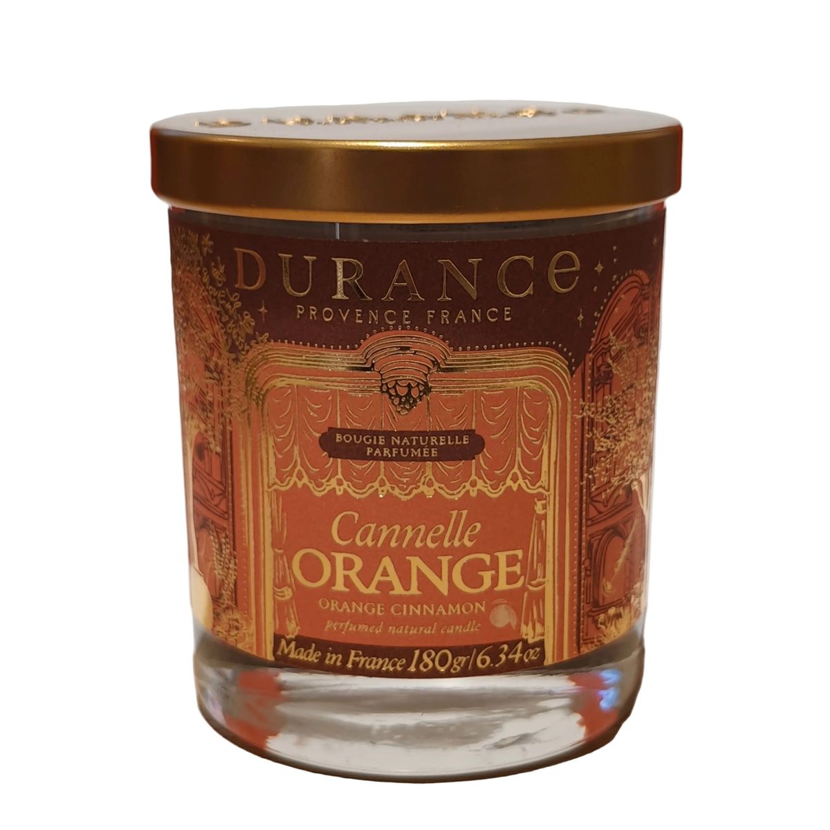 Bougie Parfumée 180gr "Cannelle - Orange"