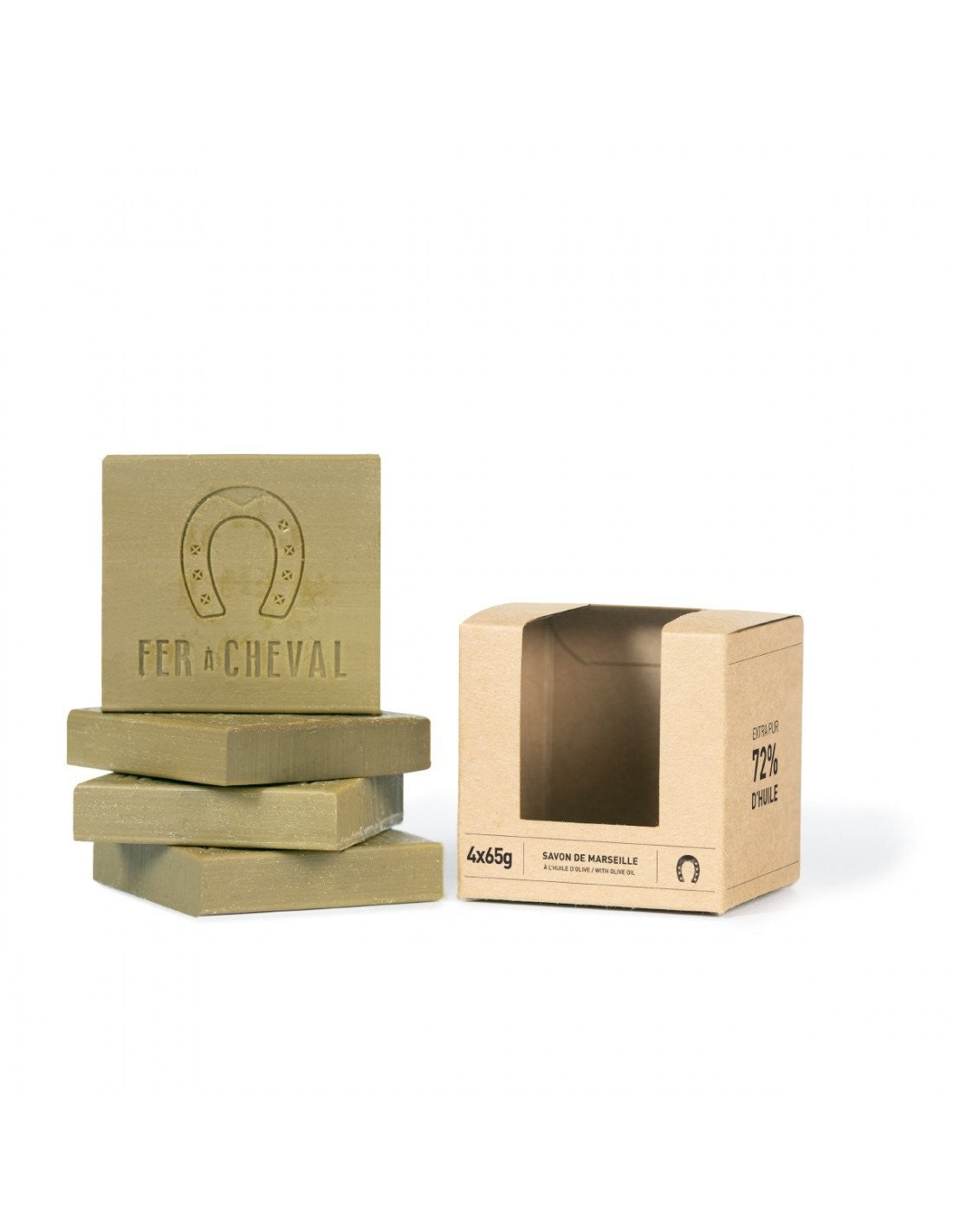 Savon De Marseille 72% Huile D'olive 4*65gr