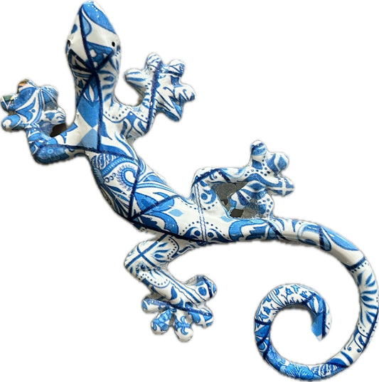 Magnet Salamandre Mosaïque Bleu