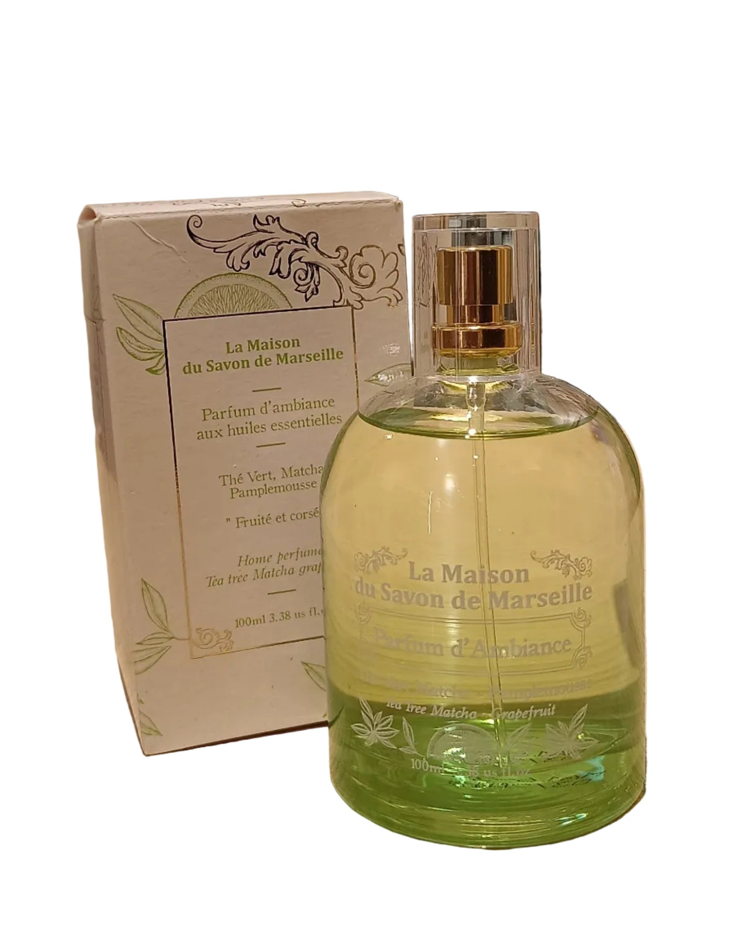Parfum D'ambiance Thé Vert, Matcha, Pamplemousse 100ml
