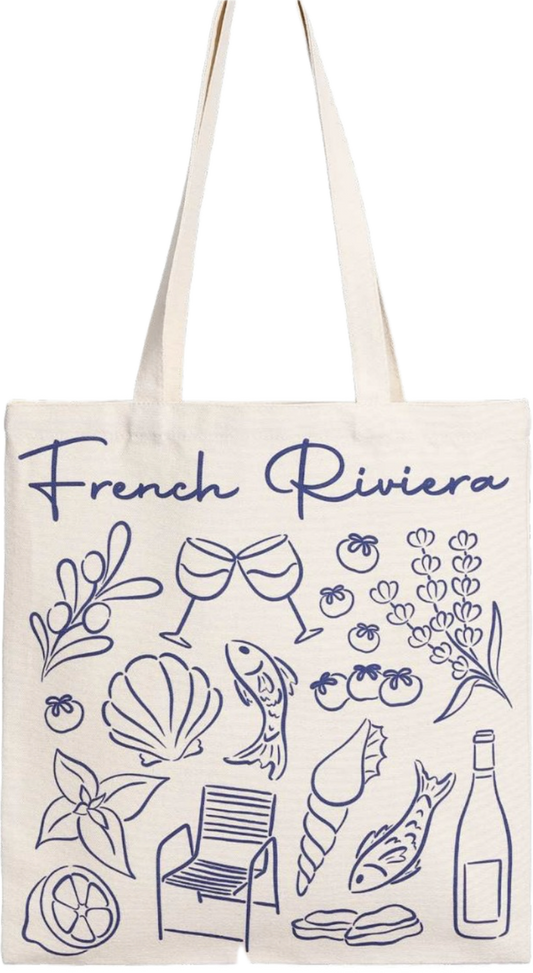 Totebag French Riviera Bleu