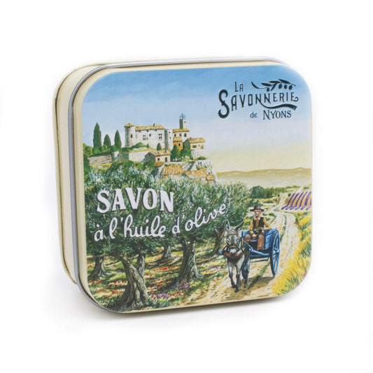 Savon Parfumé Lavande Boite Métal Provence Le Village 100gr