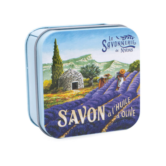 Savon Parfumé Lavande Boite Métal Provence La Borie 100gr