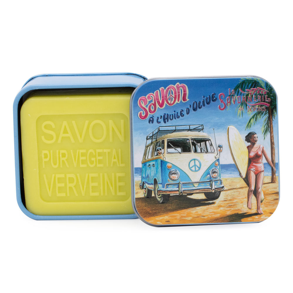 Savon Parfumé Verveine Boite Métal Vintage Combi 100gr