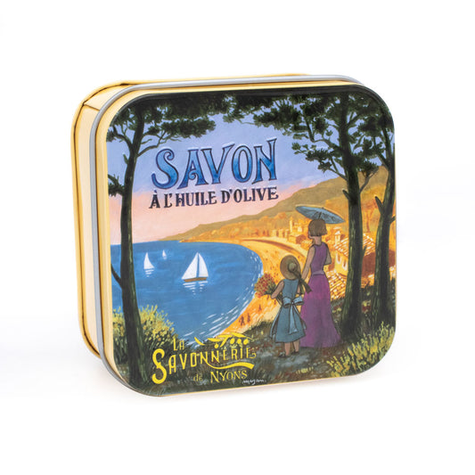 Savon Parfumé Lavande Boite Métal Plage 100gr