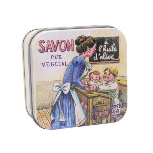Savon Parfumé Lavande Boite Métal L’École 100gr