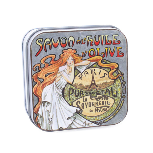 Savon Parfumé Amande Boite Métal Mucha2 100gr