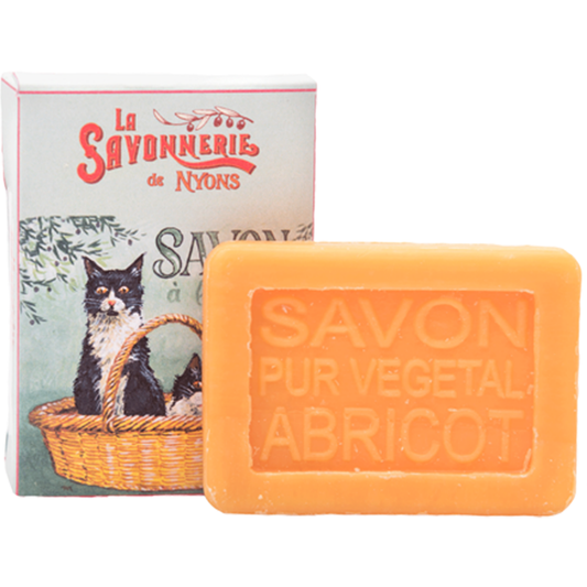 Savon Parfumé Abricot Boite Chat Noir 25gr