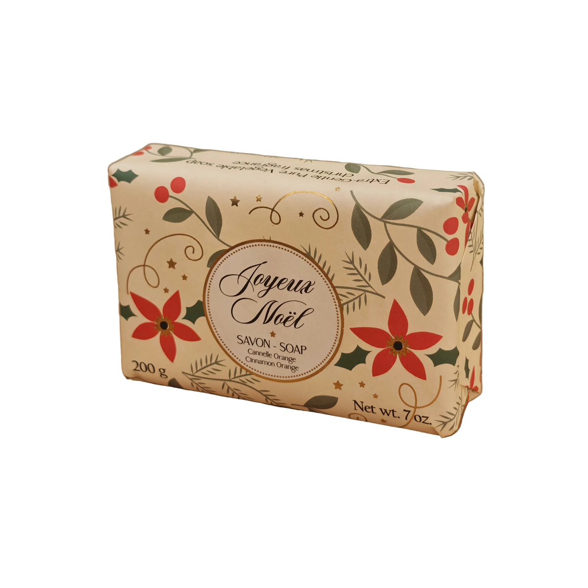 Savon Joyeux Noël Cannelle - Orange 200gr