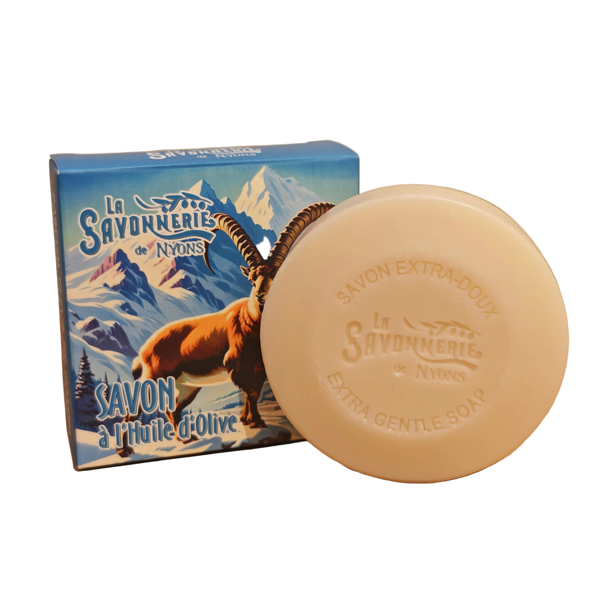 Savon Rond Parfumé Fleur De Coton Bouquetin Boite 100gr