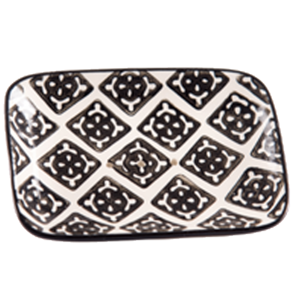 Porte Savon Rectangle Noir