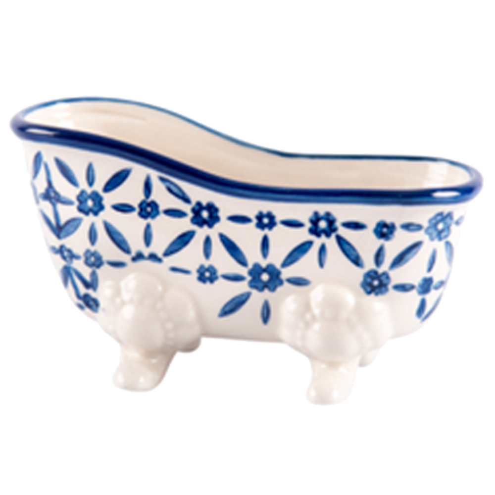Porte Savon Baignoire Bleu