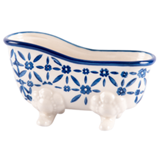 Porte Savon Baignoire Bleu
