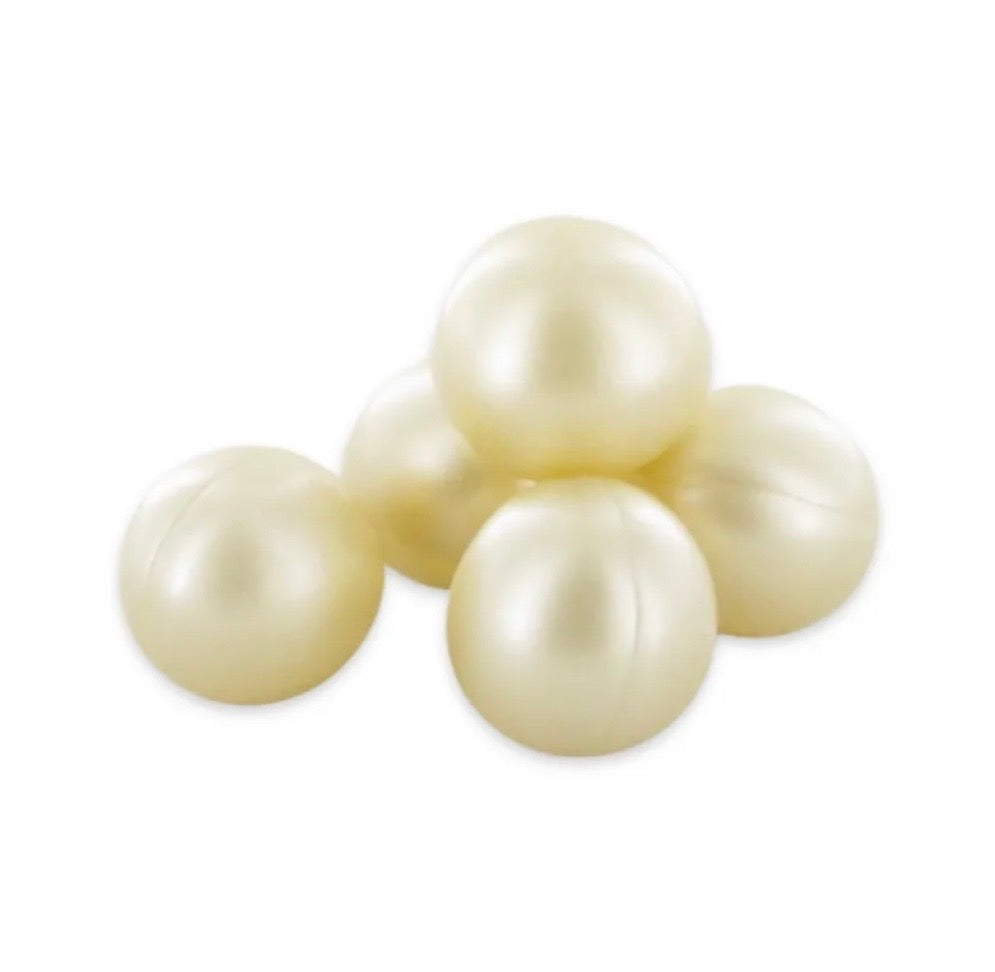 Perle Huile De Bain Noix De Coco 4gr Blanc Opaque