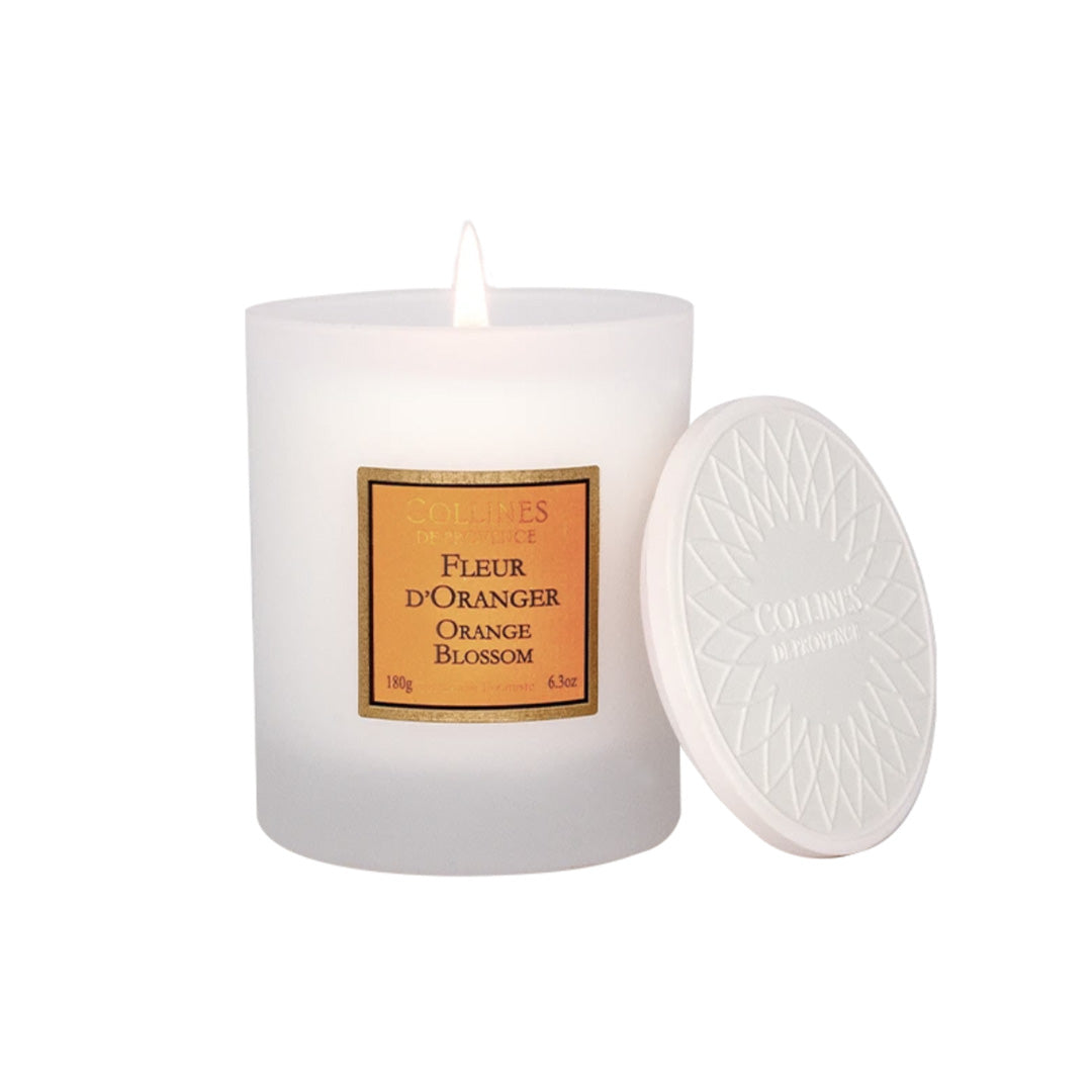 Bougie Parfumée 180gr Fleur D'oranger