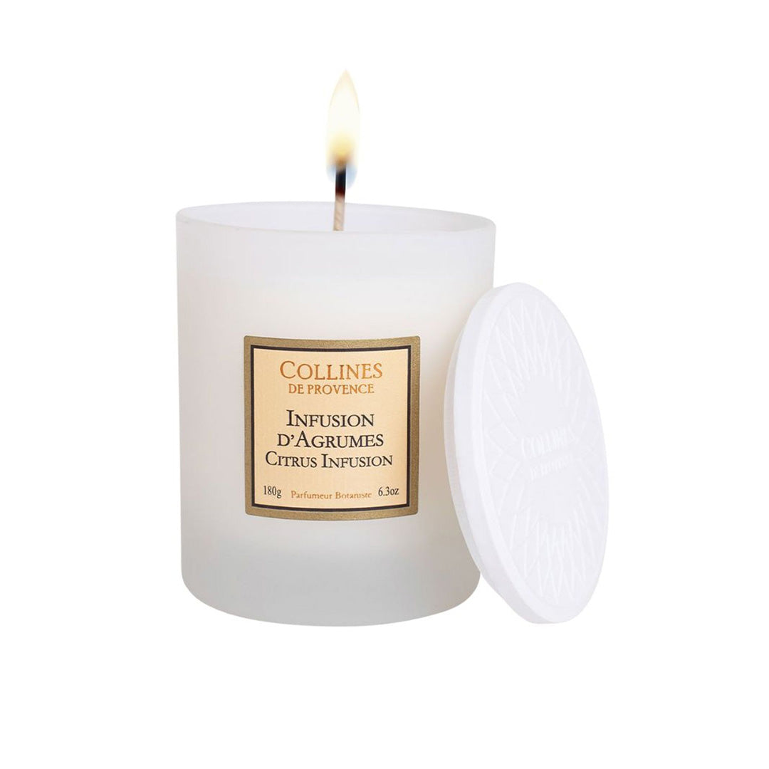 Bougie Parfumée 180gr Infusion D'agrumes