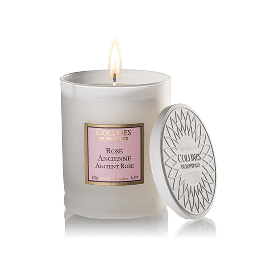 Bougie Parfumée 180gr Rose Ancienne