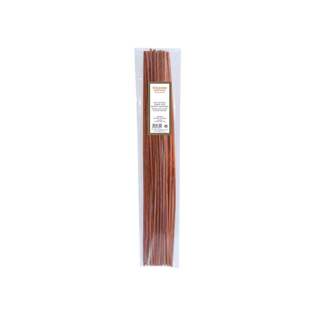 Sachet 20 Tiges Rotin Marron 21cm
