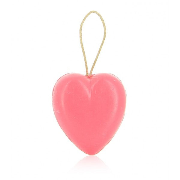 Savon parfumé coeur rouge corde 95gr