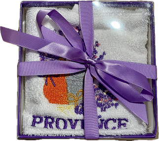 Lavender Provence Guest Towel Box