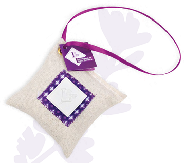 Coussin Lavande & Lavandin Suspendu 40gr + Diffuseur Plâtre