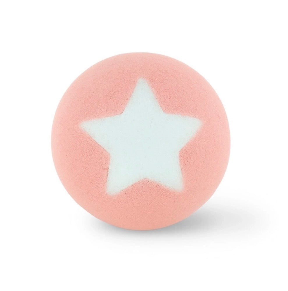 Bombe De Bain Thé Vert Etoile d'Hiver Rose 125g
