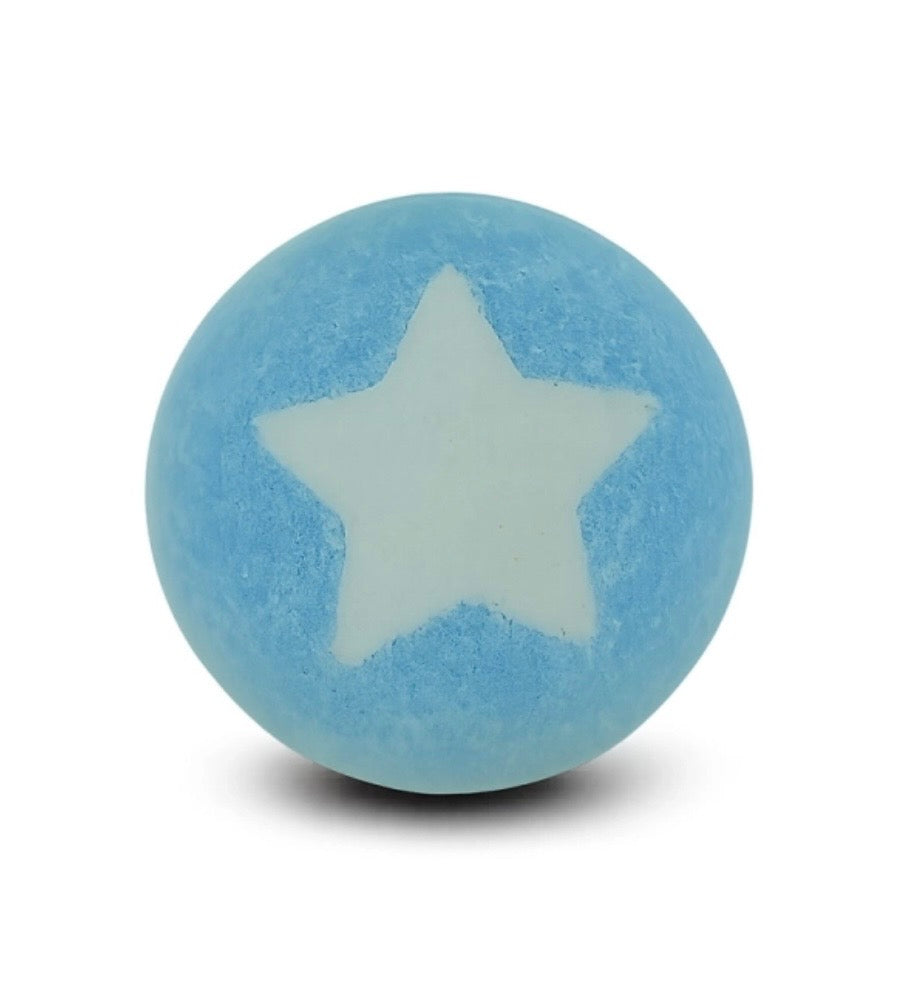 Bombe De Bain Myrtille Mûre Etoile d'Hiver Bleue 125g