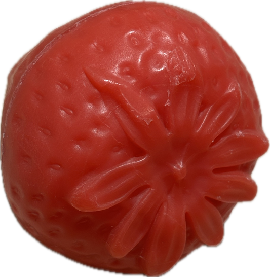 Savon Beurre De Karité Bio 50gr Fraise Forme Fraise