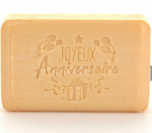 Savon Beurre De Karité Bio 125gr Joyeux Anniversaire