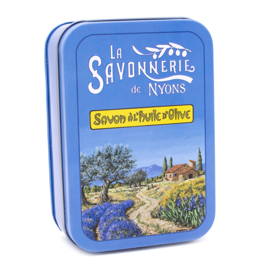 Lavender Scented Soap Metal Box Provence Lavender 100gr