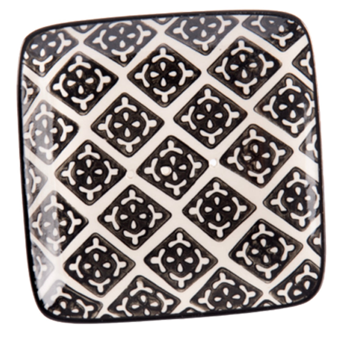 Porte Savon Carré Noir