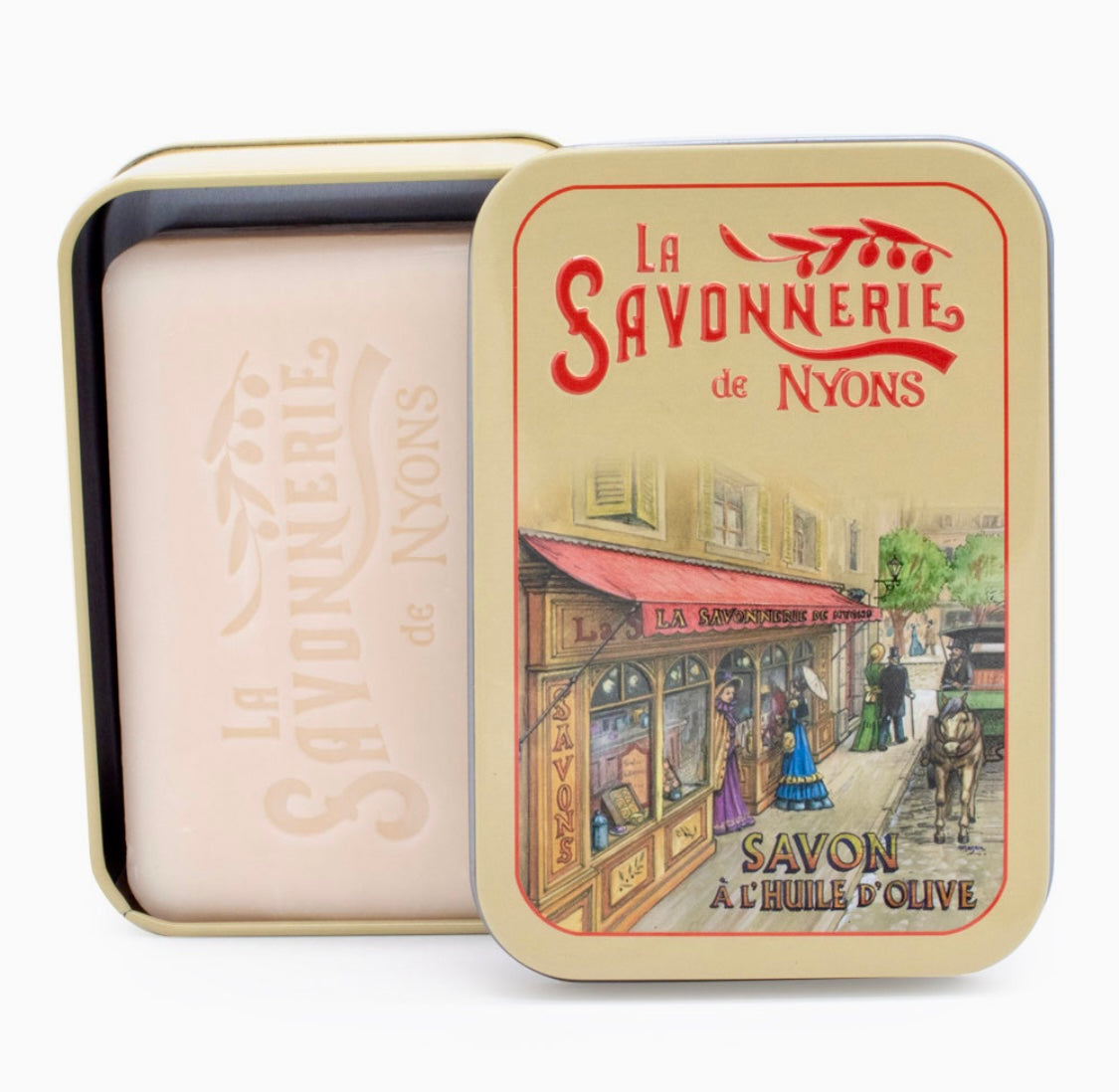 Savon Parfumé Lavande Boite Métal La Boutique 200gr