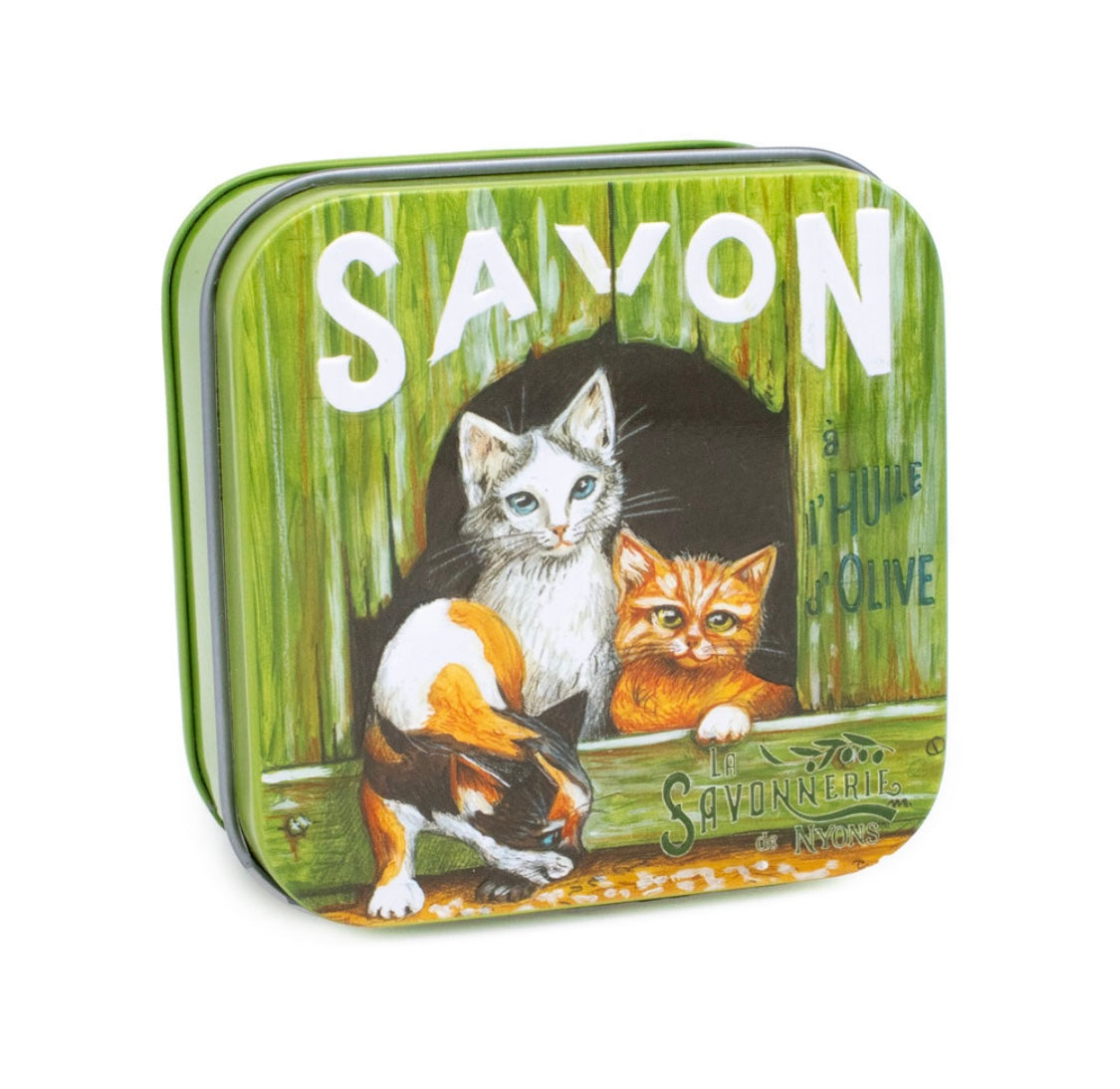 Savon Parfumé Rose Boite Métal 3 Chatons 100gr