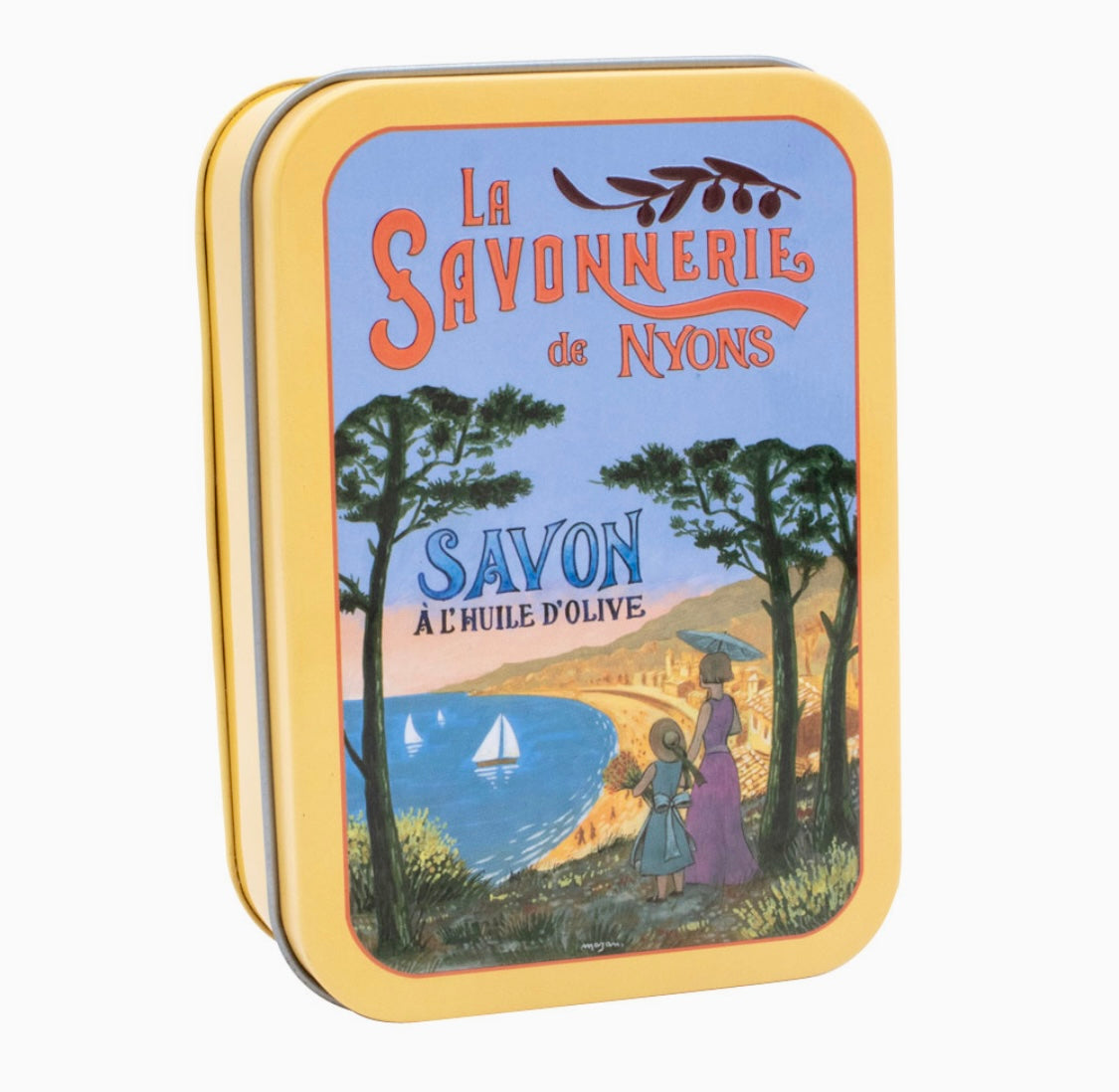 Lavender Scented Soap Metal Box Provence Lavender 100gr