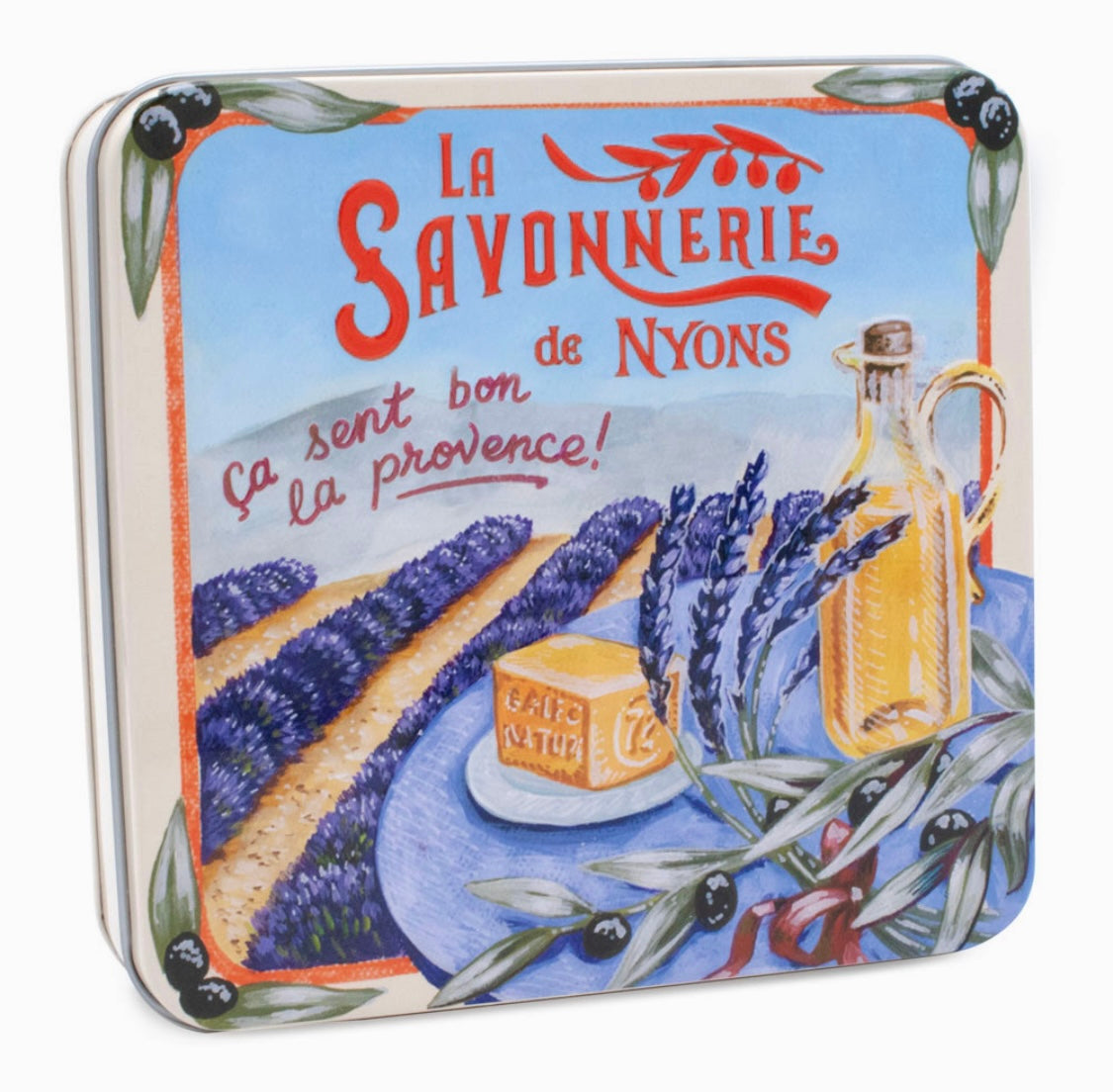 Provence Scented Soaps Metal Box Provence 4*100gr