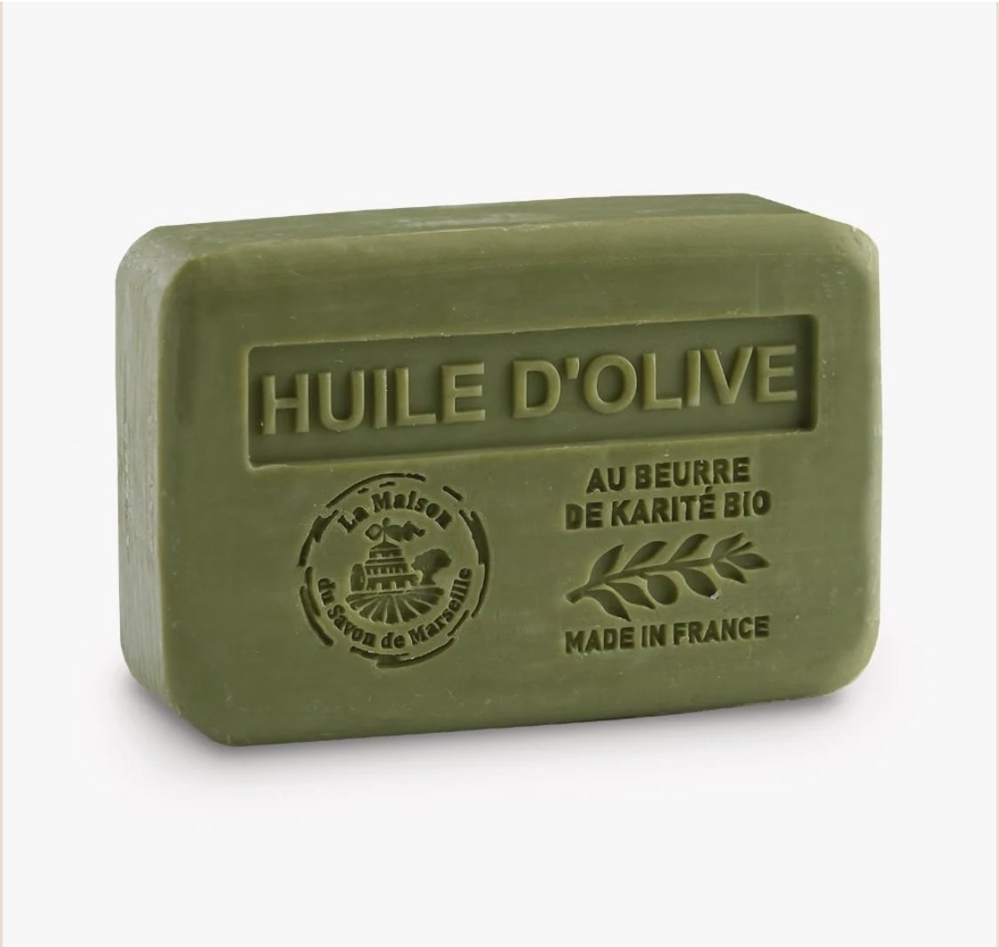 Savon Solide Parfumé à L’Huile D’Olive Et Au Beurre De Karité Bio 250gr Filmé